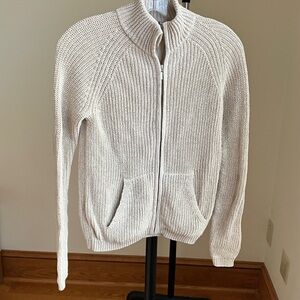 Ann Taylor Women’s Full Zip Linen/ Cotton Cardigan